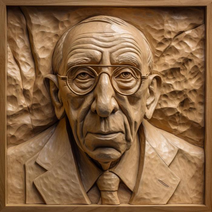Famous (Igor Stravinsky 2, 3DFMS_8057) 3D models for cnc